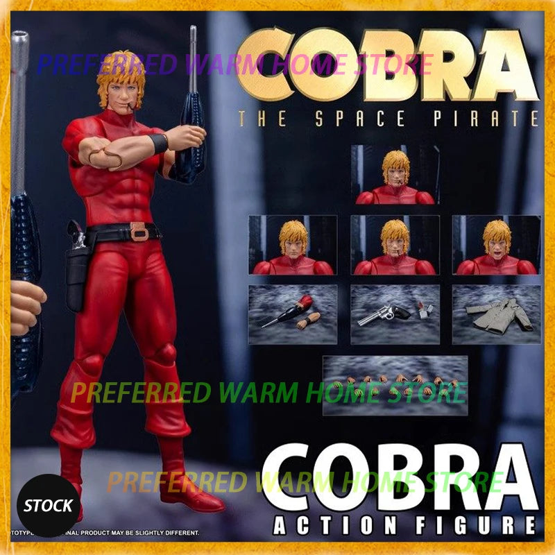 In Stock Originate Storm Toys Cobra Movable Model 1/12 PVC Anime Figures Model Toys Collect THE SPACE PIRATE