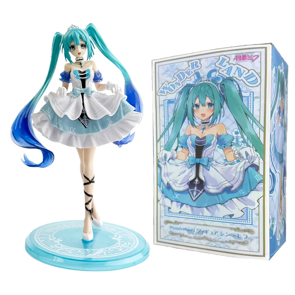 In Stock Hatsune Miku Anime Figure Fashion Subclture Miku Action Figure Christmas Gift PVC Collection Model Kawaii Girl Doll Toy