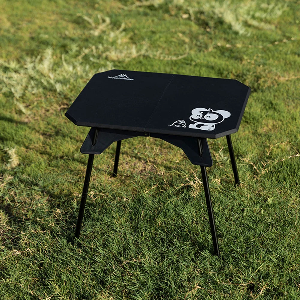 Outdoor Camping  Folding Table Aluminum Alloy Portable Barbecue Table Anti-Slip Collapsible Camping Table for Backpacking Hiking