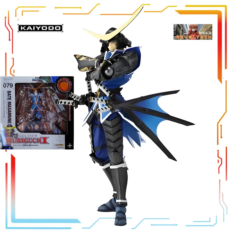 Kaiyodo Finished Movable Doll Basara Ida Masamune of The Warring States Period Anime Action Figure Model Toy Model Gifts for Boy