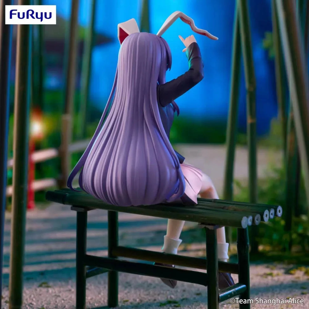 In Stock FuRyu Original Genuine Touhou Project Reisen Udongein Inaba Noodle Stopper Figure 15cm Anime Collections Model Toy Gift
