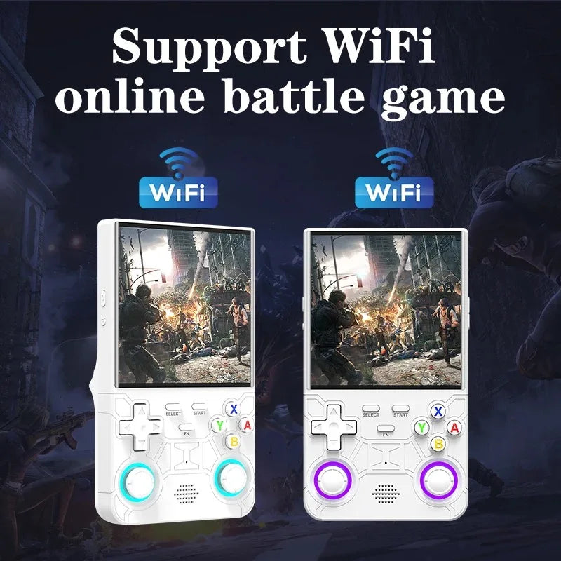 R36 Ultra Console Portable Retro Game 4‘’ IPS Screen Handheld Game Players Emulator Pocket Video Player 64G/128G 20000+ Games