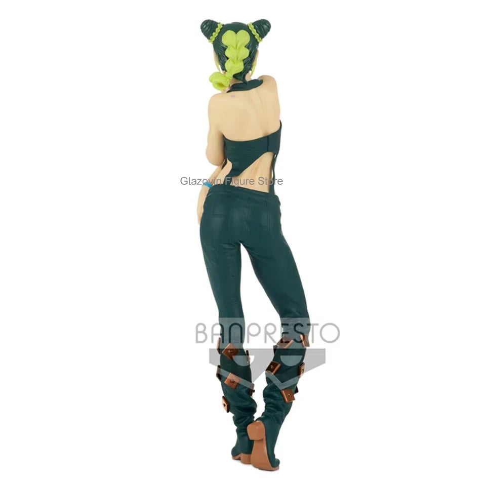 Original Genuine JoJo's Bizarre Adventure Stone Ocean Grandista 26cm Jolyne Cujoh PVC Figure Model Toys For Girls