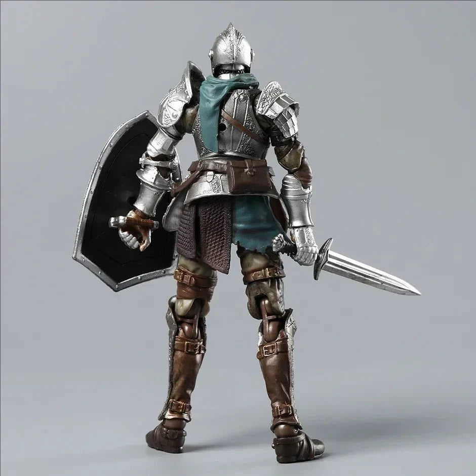 16cm Dark Souls Action Figurine Figma 590 Demon'S Souls Figure Fluted Armor Anime Model Pvc Statue Knight Armor Toys Dolls Gift