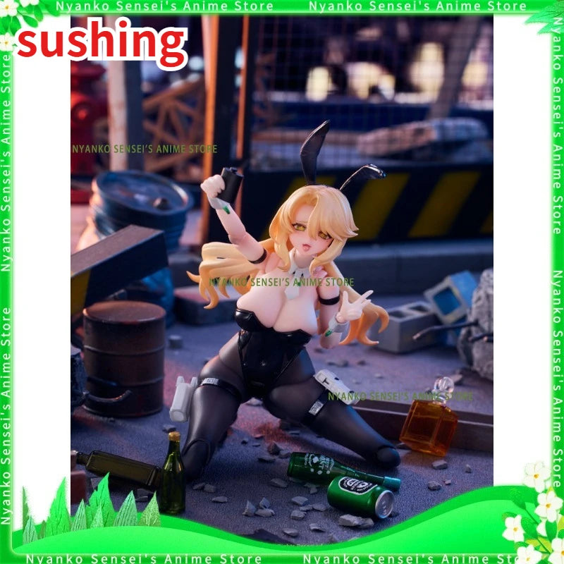 In Stock Sushing Rabbit Rapid Response Team Elena Riot Shield Operator 16.5cm Action Figure Anime Model Trendy Toys Desktop