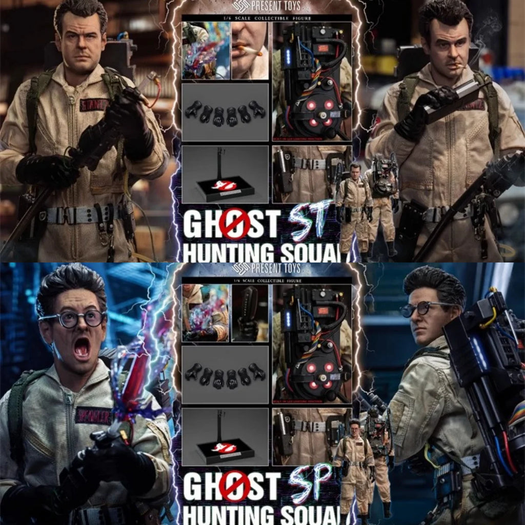 Present Toys 1/6th Scale Ghostbusters -St Agent Sp Pt-Sp77/Pt-Sp78 Model Gk Anime Peripheral Figure Good Children Gifts Toys