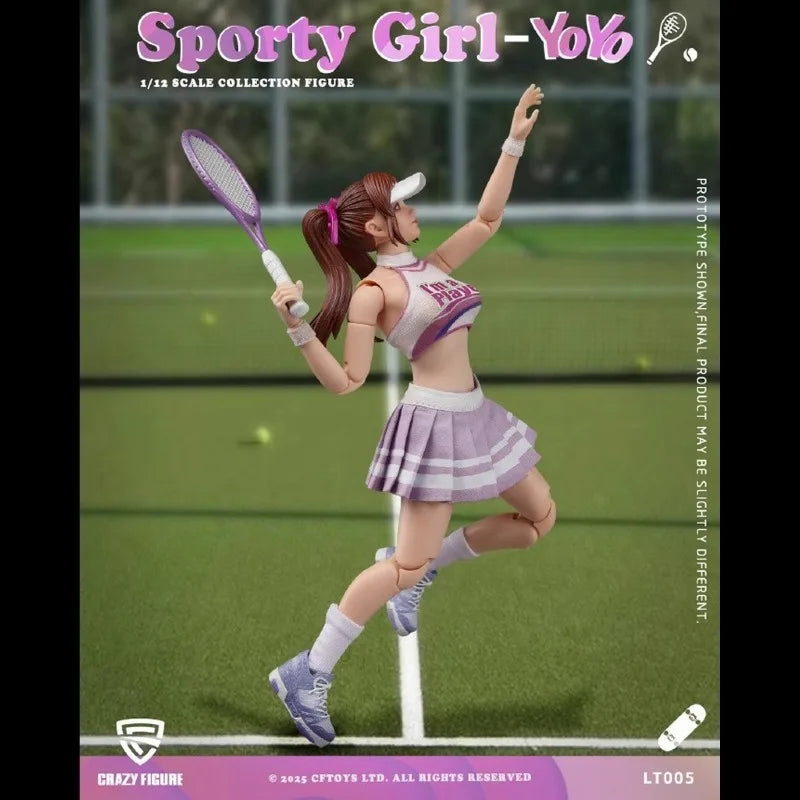 【IN STOCK】Original Box Sports Girl Yoyo 1/12 Action Figure Toy Gift Collection Fan Hobby