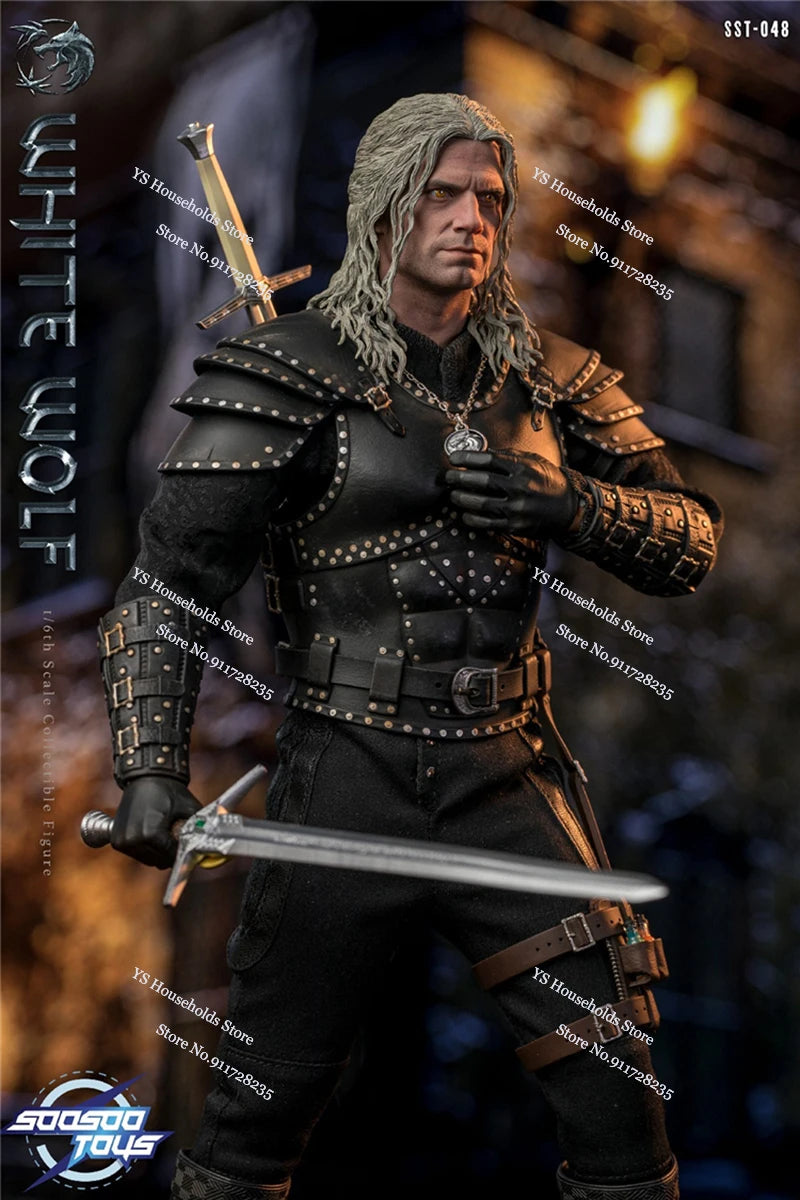 Soosootoys SST048 1/6 Geralt Henry Movable Action Figure Fiction Movie Wolf Wizard Delicate 12" Full Set Soldier Fans Collection