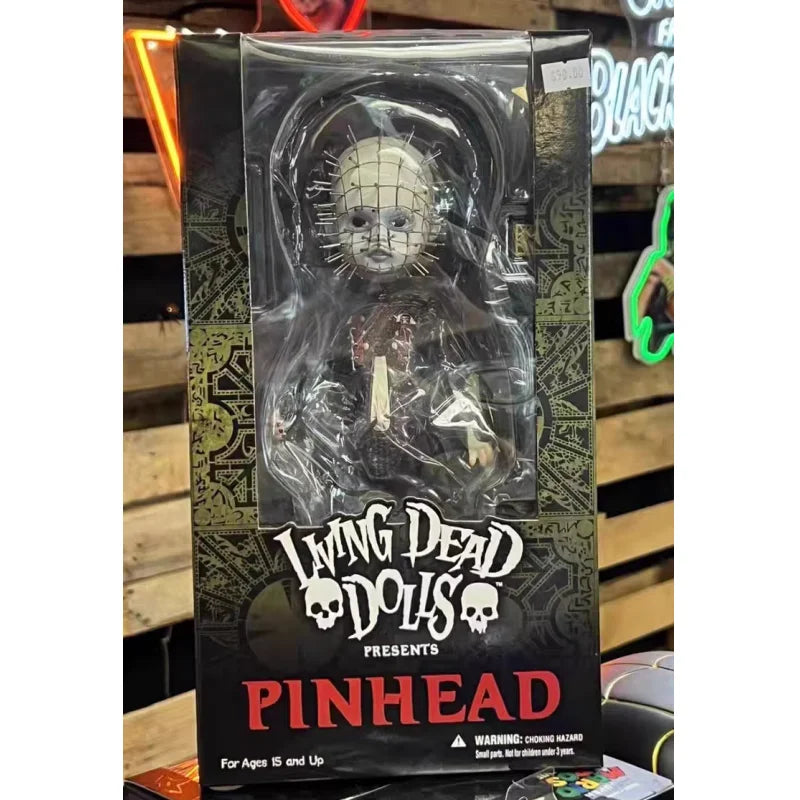 Genuine Mezco Pinhead 10 In Living Dead Dolls From Hellraiser Iii Hell On Earth Collectible Horror Movie Character Doll In Stock