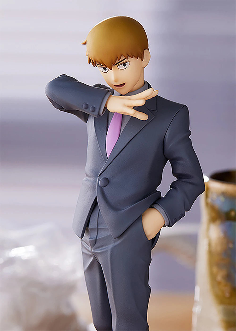 100% Original in Stock Good Smile Company Pop Up Parade Mob Psycho 100 III Reigen Arataka Model Decoration Garage Kit Collection