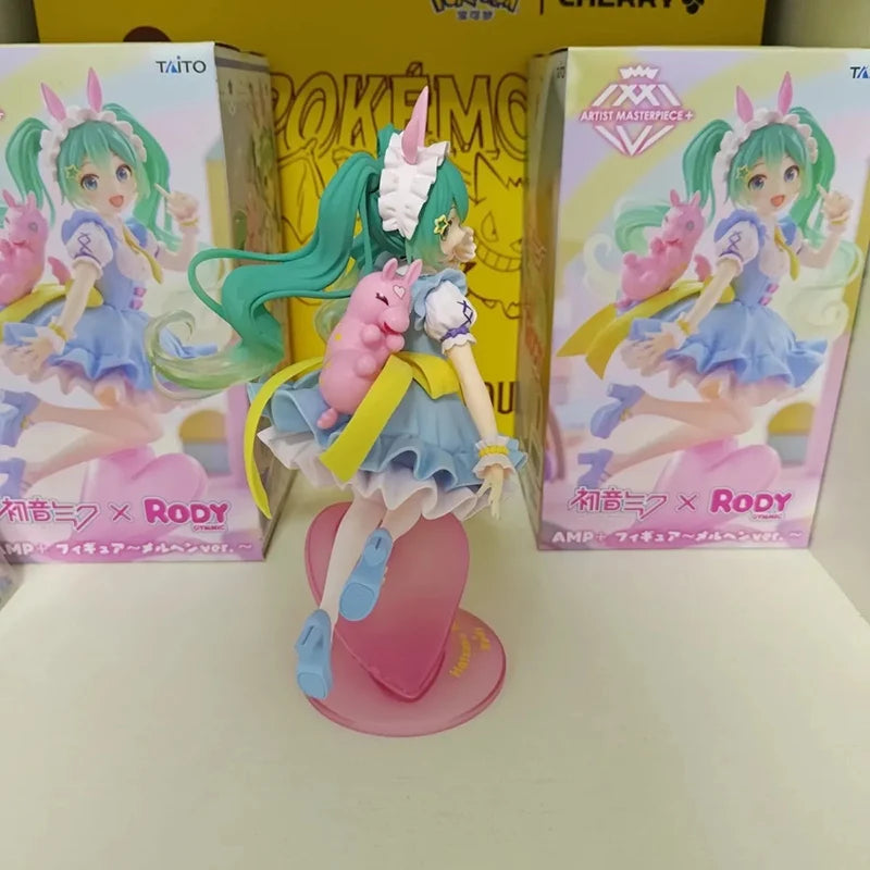 In Stock TAiTO AMP+ Hatsune Miku×Rody ~Fairy Tale Ver.~ PVC 17CM Anime Action Figures Model Collection Toy