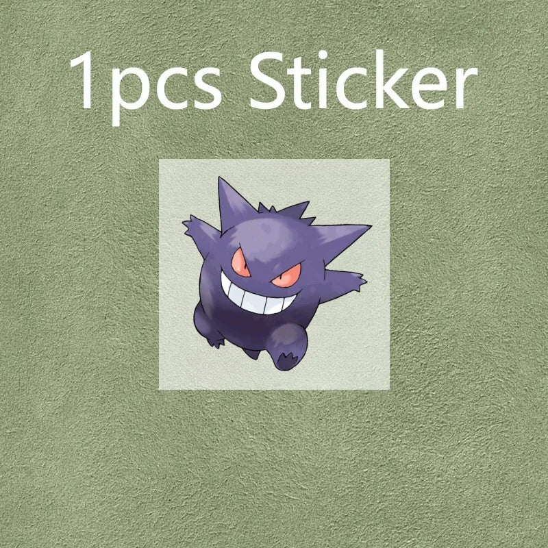 Lovely Anime Pokemon Gengar Figure Transparent Model Kawaii PVC Action Toy Room Ornament Collection Perfect Gift Ideal for Fans