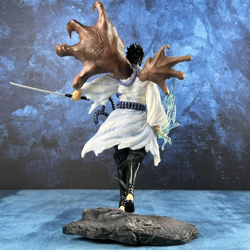 Naruto Tiemu Uchiha Sasuke Anime Figure 24cm GK Action Figurine Pvc Statue Model Doll Collectible Desk Decora Toy Christmas Gift