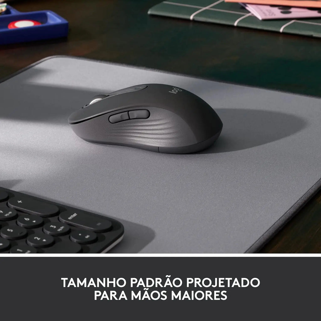 Original Logitech M650L Bluetooth Wireless Mouse Silent Clicks for PC/Mac/Multi-Device/Chromebook Office Laptop