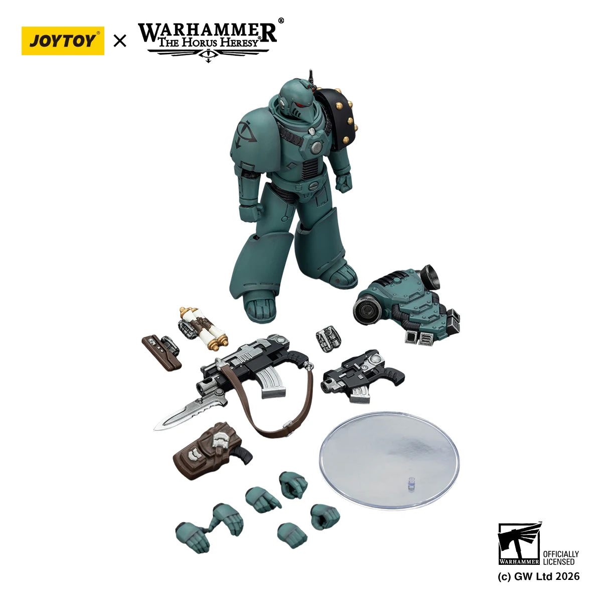【Pre-sale】JOYTOY Warhammer 40K Sons of Horus MKVI Tactical Legionary 1/18 Action Figure Toys Collection