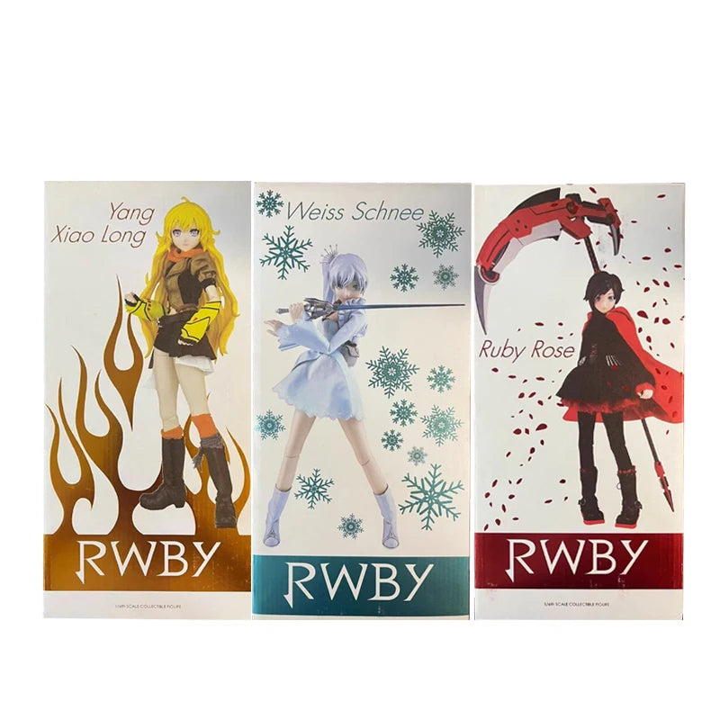 Threezero Original RWBY 1\6 Movable Model Series Yang Xiaolong\Ruby Rose\Wei Sixue Ni Action Figure Model Toys Movable Model