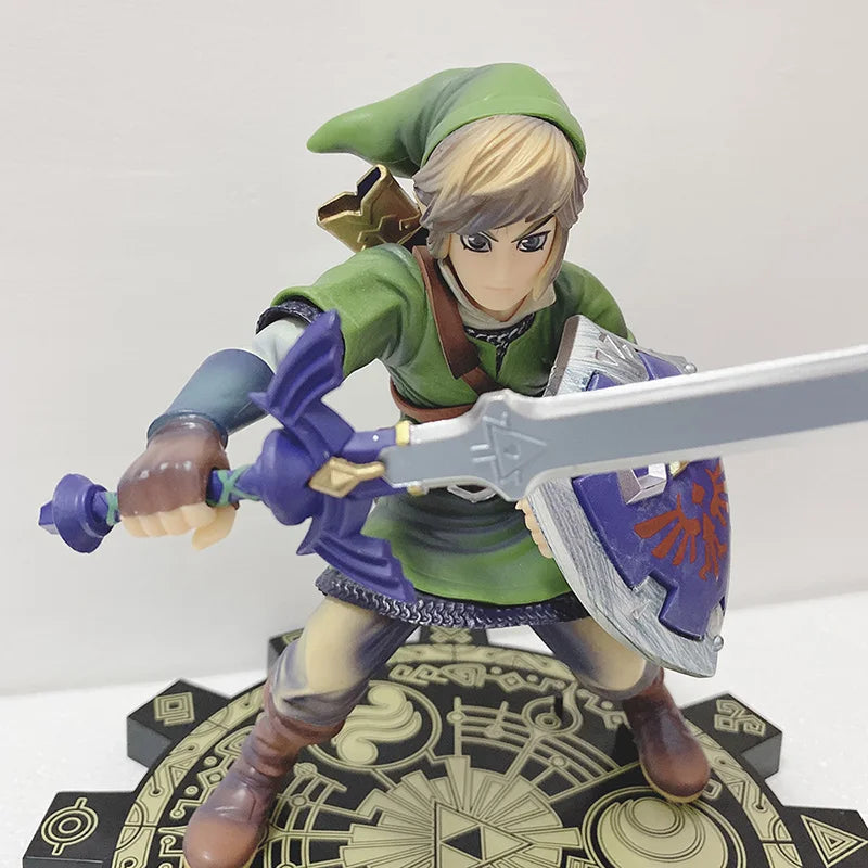 Anime Zelda Legend Figure Skyward Link Action Figure Master Sword Skyward Cool Doll Desktop Ornament Collection Gift For Child