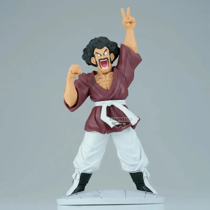 In Stock Bandai Banpresto Original History Box Anime Dragon Ball Z Mr. Satan Action Figure Model Toy Collection Birthday Gift DT