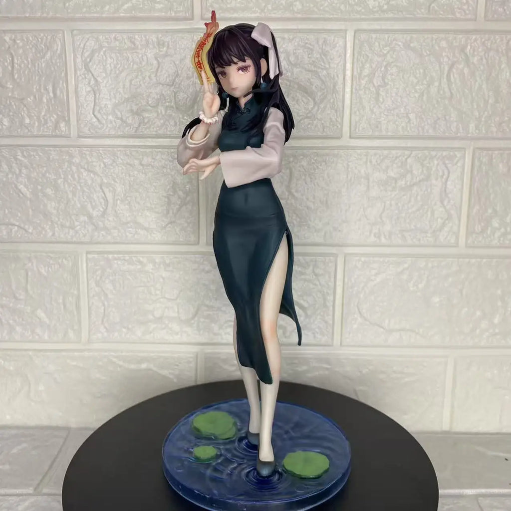 Anime Figures Xiangxi Little Sister 2d Cheongsam Battle Loli Figure 24.5cm Pvc Action Figure Desktop Ornament Collectible Toys