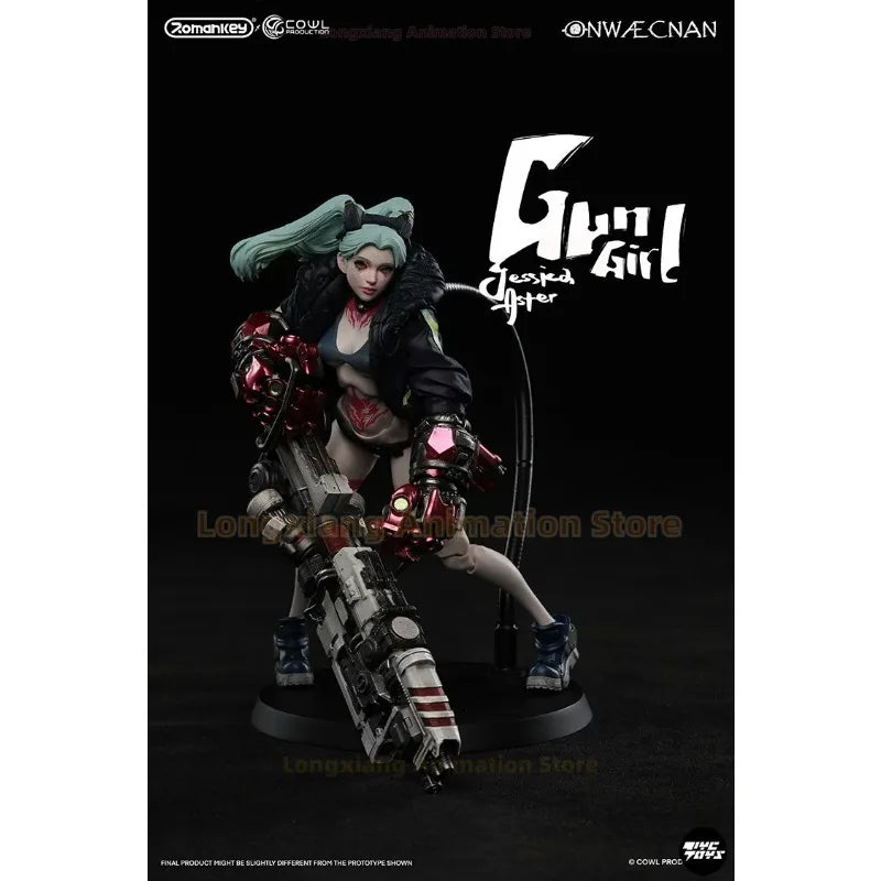 24-hour Shipping Romankey X COWL Reprint1/12Gun Girl Jessica Action Figure 6'' Female Soldier Figurine FullSet Collectible Model