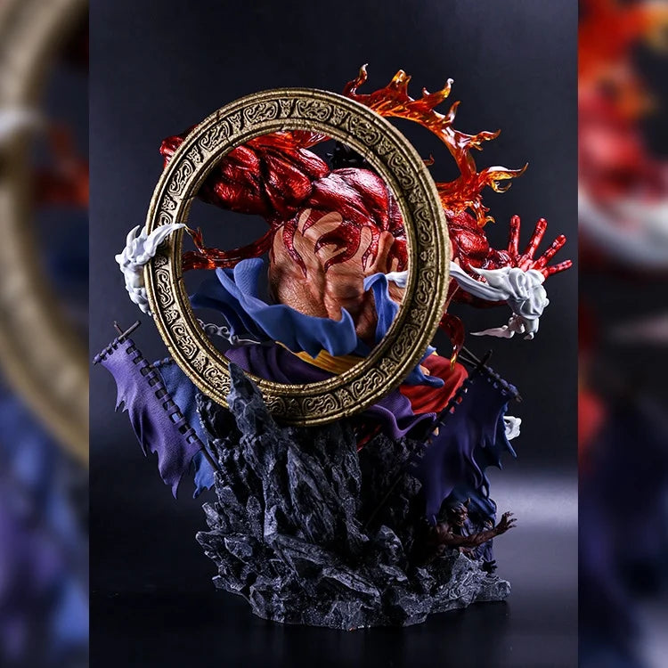 One Piece Fudo King Luffy King of Thieves and the Kingdom of Pirates and the flow of Sakura ghost island Luffy Collectible Model
