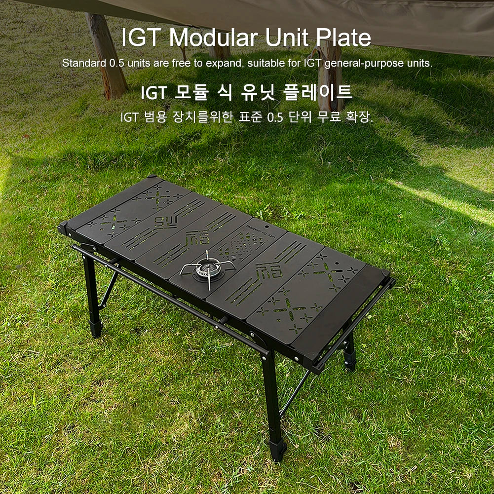 Camping IGT Table Board Spider Stove Table Board Camping Equipment Multifunctional Table Unit Board for SOTO Spider Stove