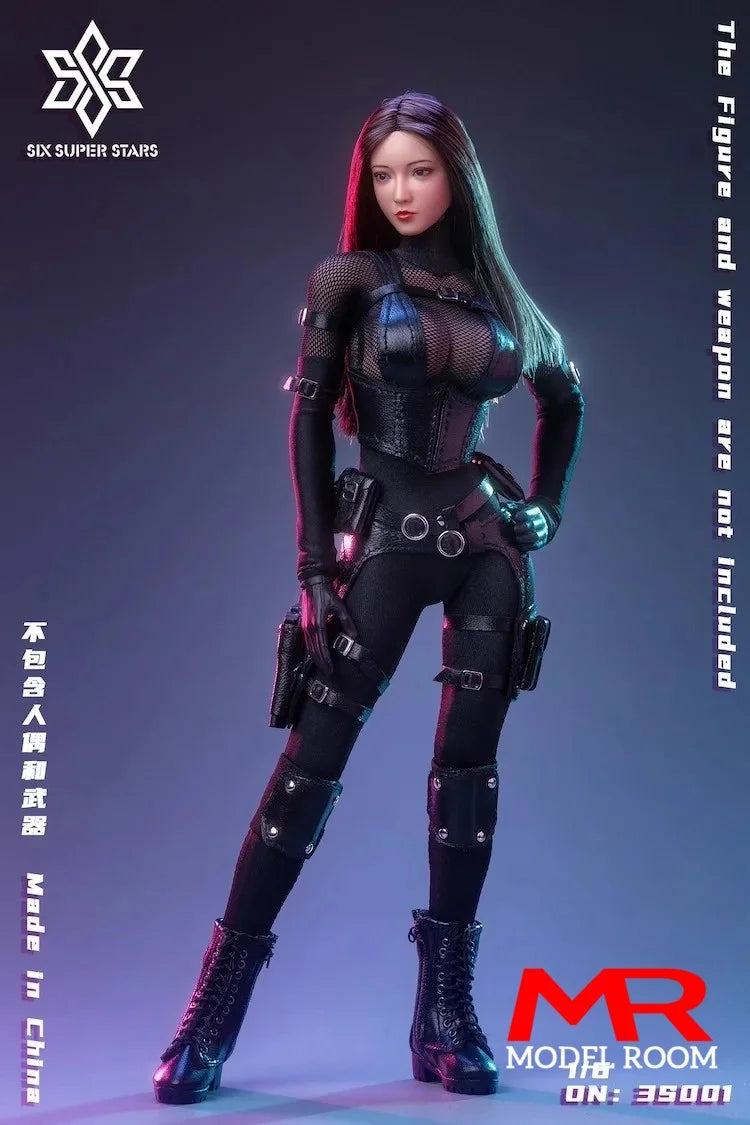 3STOYS 3S001 3S002 1/6 Scale Female Agent Combat Suit Night Walk Suit Clothes Model Fit 12'' TBL 10D Soldier Action Figure Body