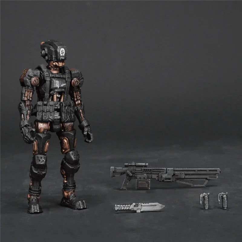 FAV-A143 1/18 Scale Action Figures Acid Rain War A144 Super Skeleton Desolate P5 Model for 3.75-inch Soldier Collection Dolls