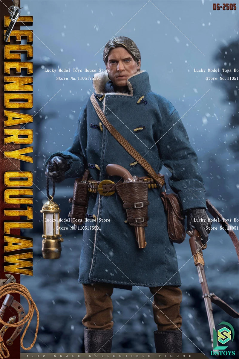 DSTOYS 1/12 Wild Cowboy Cloth Action Figure Peaceful Protector Movie Role Simulation 6inch DS-2505 The Good Male Soldier Model