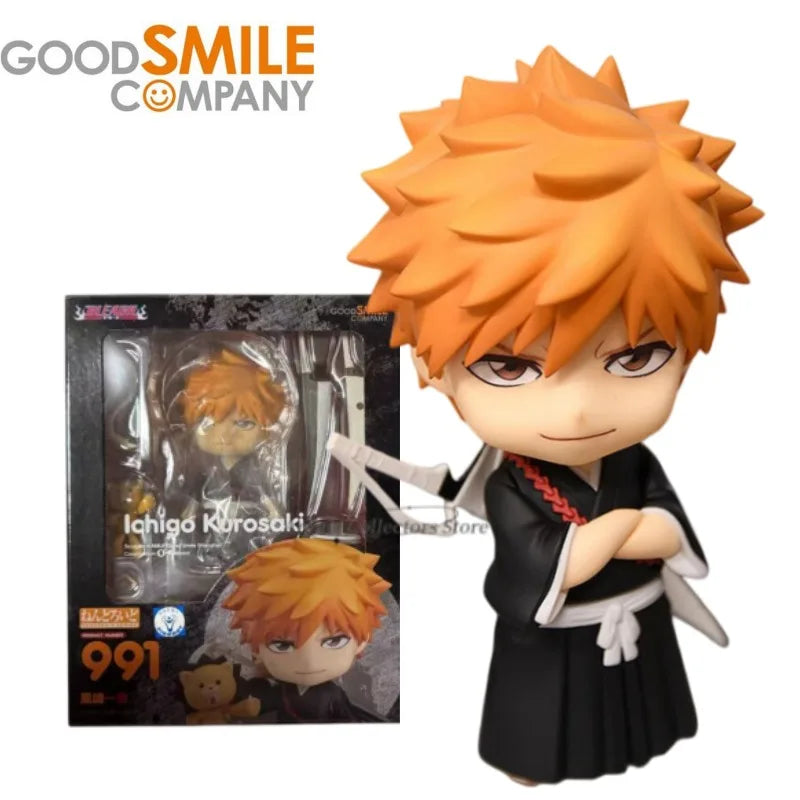 Original in Stock Good Smile Nendoroid GSC BLEACH Ichigo Kurosaki Toshiro Hitsugaya Anime Figures Model Toy Gift Ornament