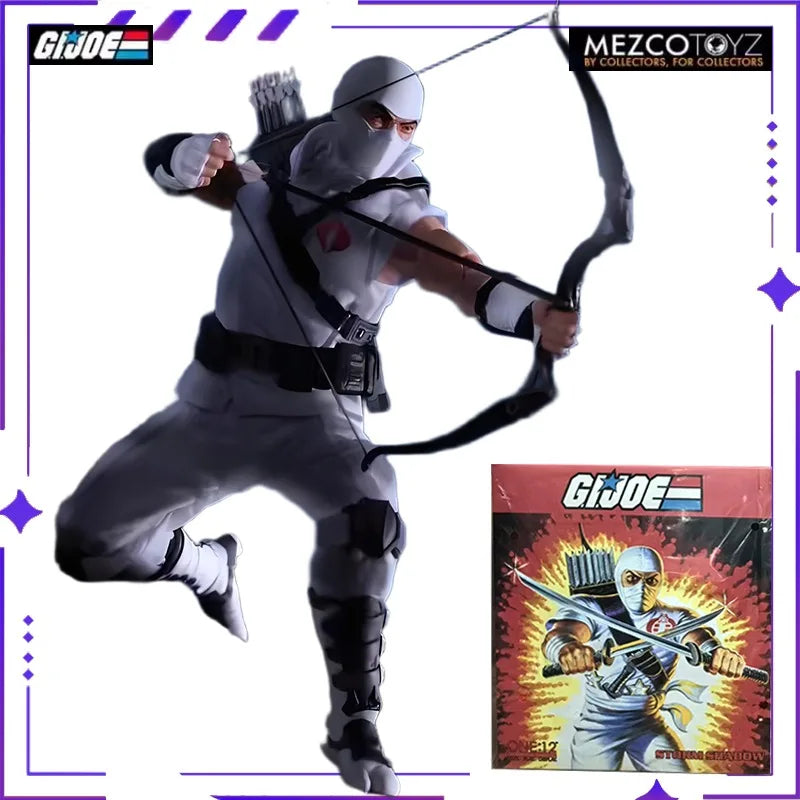 Mezco Original Special Forces GIJOE White Ghost Luxury Edition 1/12 6-inch Joint Movable Doll Model Toy Gift Collection in Stock