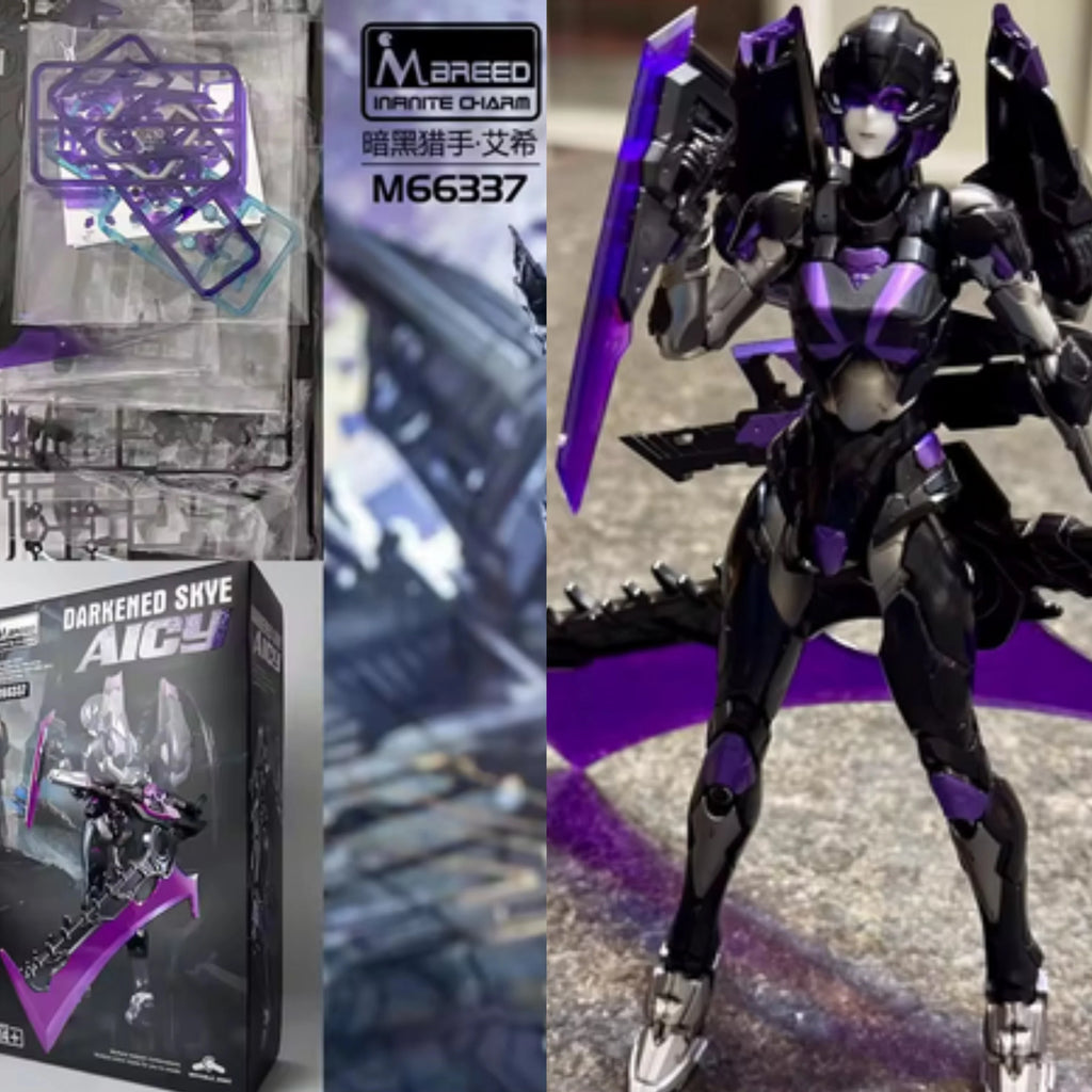 M Breed Infinite Charm M66337 AICY Darkened Skye Arcee Transformation Assembly Model Kit Action Figure Toy