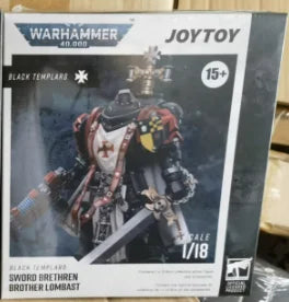 【SF】JOYTOY 1/18 Action Figure Black Templars Sword Brethren Brother Dragen Lombast Model Toys Gifts Collection Ornaments