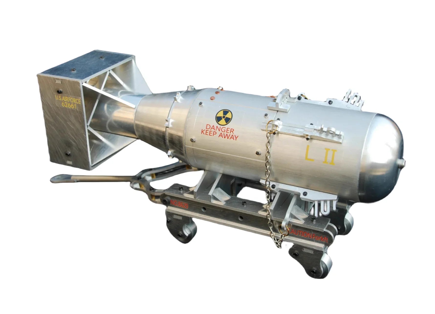 1/12 WWII American Little Boy Nuclear Bombs Metal Model Kit 3D Puzzle Metal Model Military Diy Assembly Toy for Adults Gift
