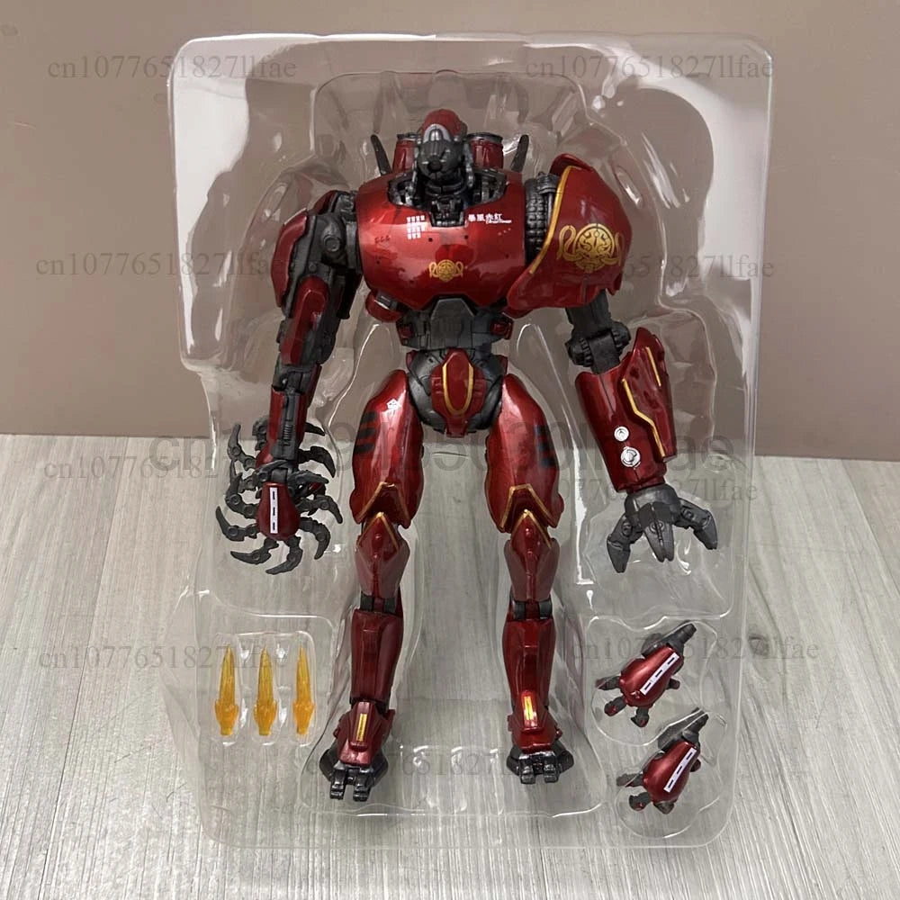 NECA Figure Pacific Rim Figure LED Red Tramp Japanese Mecha Gipsy Danger Obsidian Fury The Eureka Raiders Armour Room Decor Gift