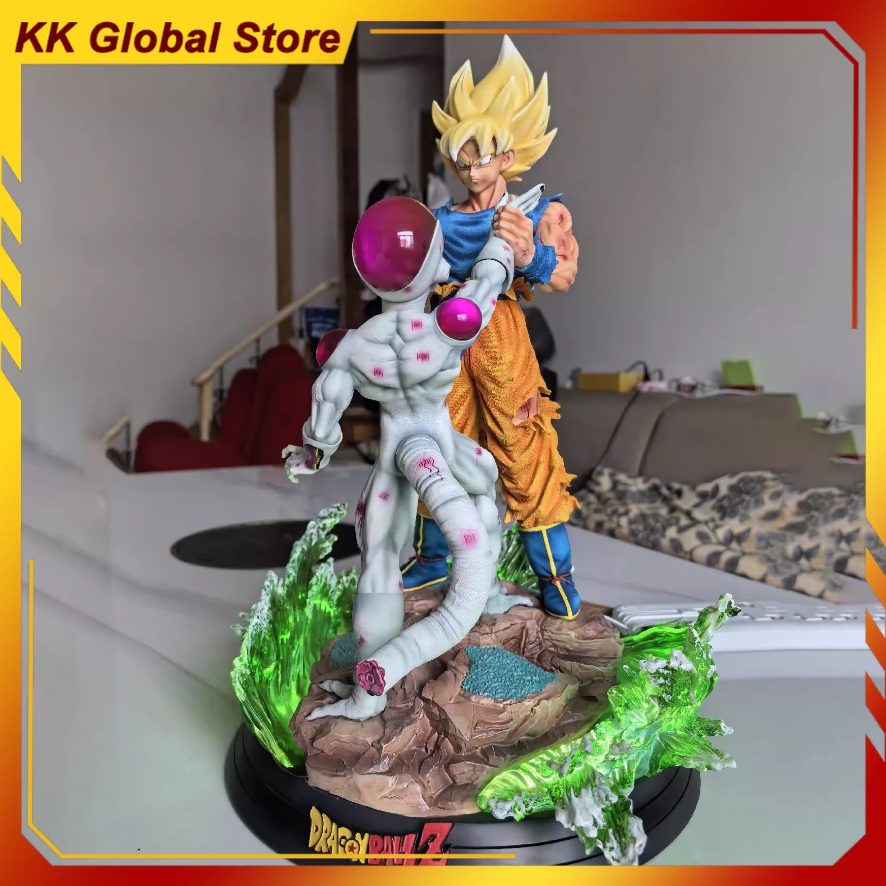 1/6 Dragon Ball Frieza Vs Son Goku Anime Figure Peripheral Resin Model Statue Desktop Decoration Ornaments Birthday Gifts Toys