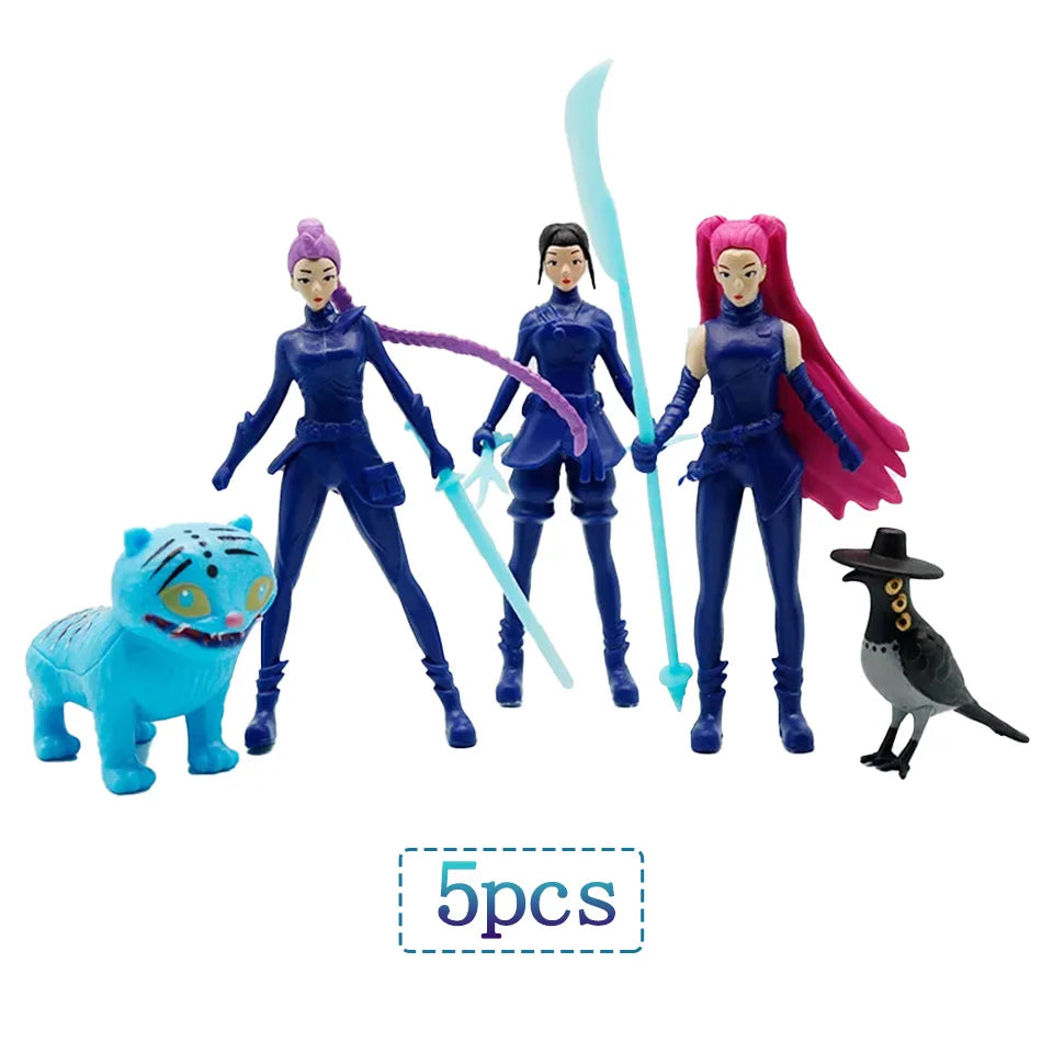 2025 Kpop Demon Hunters Anime Figure Toys Cute PVC Action Figure Model Dolls Children Gift