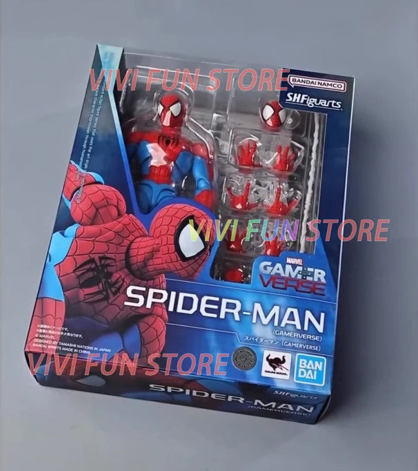 In Stock BANDAI SHF GAMEVERSE SPIDER-MAN Movable Model Toys S.H.FIGUARTS