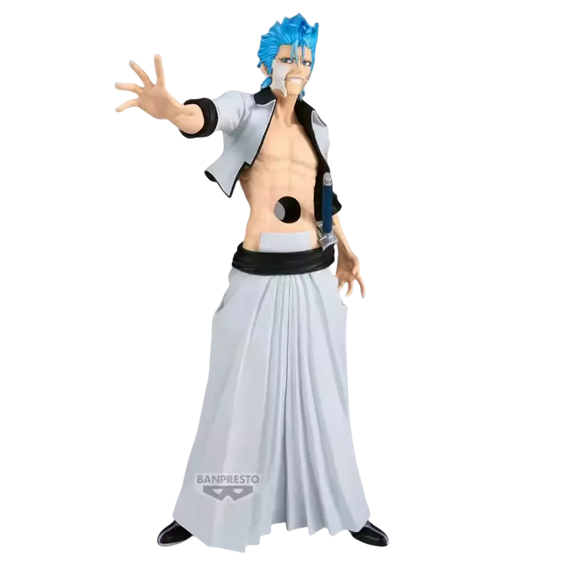 Genuine Bandai BLEACH MAXIMATIC GRIMMJOW JAEGERJAQUES Anime Action Figures Model Figure Toys Gift for Toys Hobbies Children