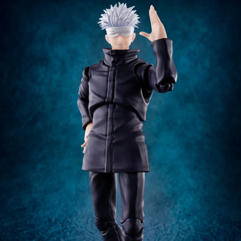 BANDAI Original S.H.Figuarts Series Satoru Gojo-Jujutsu Kaisen 0 (The Movie) Anime Action Figure Assembly Toys Collectible Model