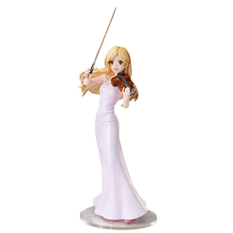 Your Lie in April Kaori Miyazono 100% Original genuine 250mm PVC Action Anime Figure Model Toys Figure Collection Doll Gift