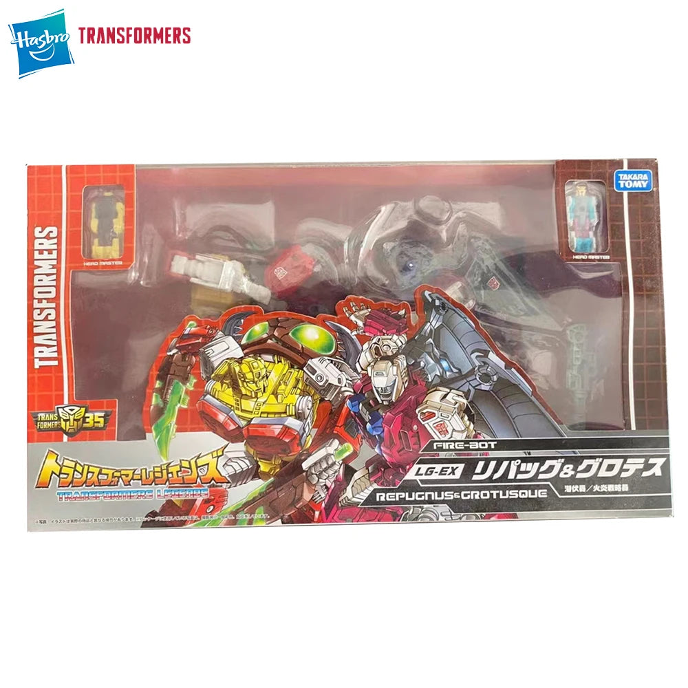 [In-Stock] Transformers LG-EX x UW-EX Repugnus & Grotusque 2-Pack Set Infrequent Anime Action Figure Nice Model Gift Toys
