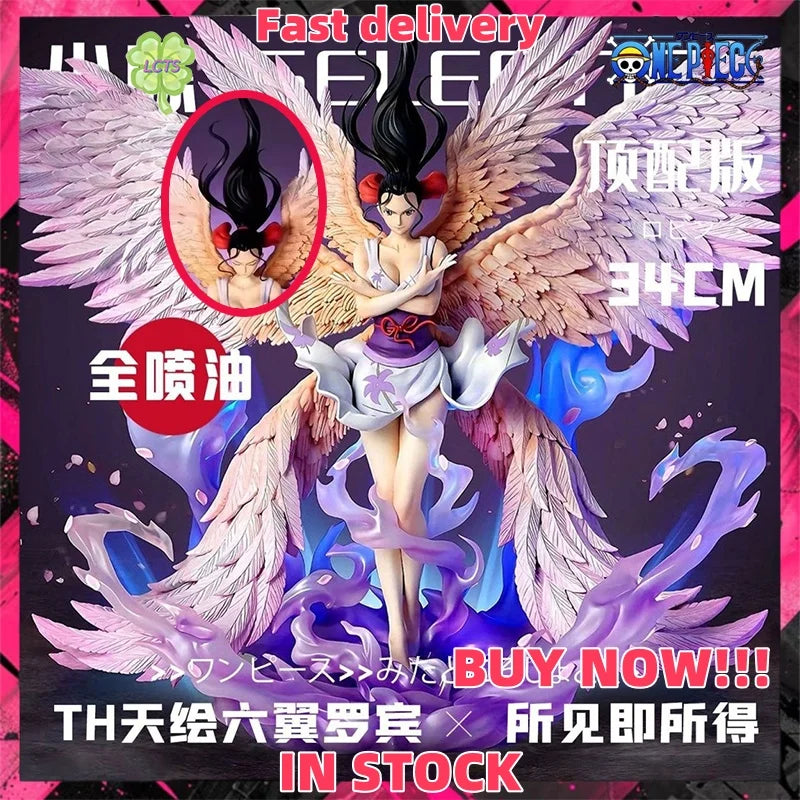 IN STOCK 33cm JT toys One Piece Anime Figure Nico Robin Figure 6 Wing 2 Heads Version Robin Model Ornament Collect Girl Gift Toy