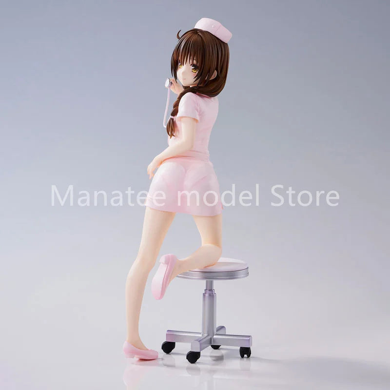 Union Creative Original To Love-Ru Darkness Mikan Yuuki Nurse Cosplay PVC Action Figure Anime Model Toys Collection Doll Gift
