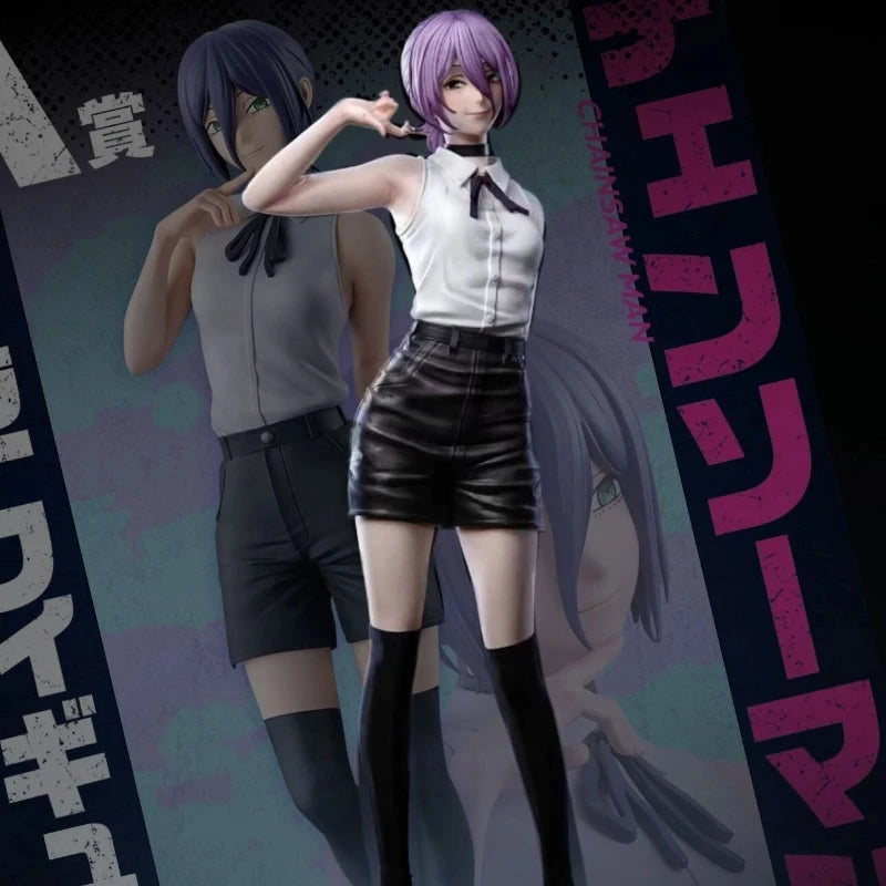 Chainsaw Man Reze Reese Devil Series Sexy Girl Pvc Statue Anime Figurine Model Desktop Ornament Collection Toys Birthday Gifts