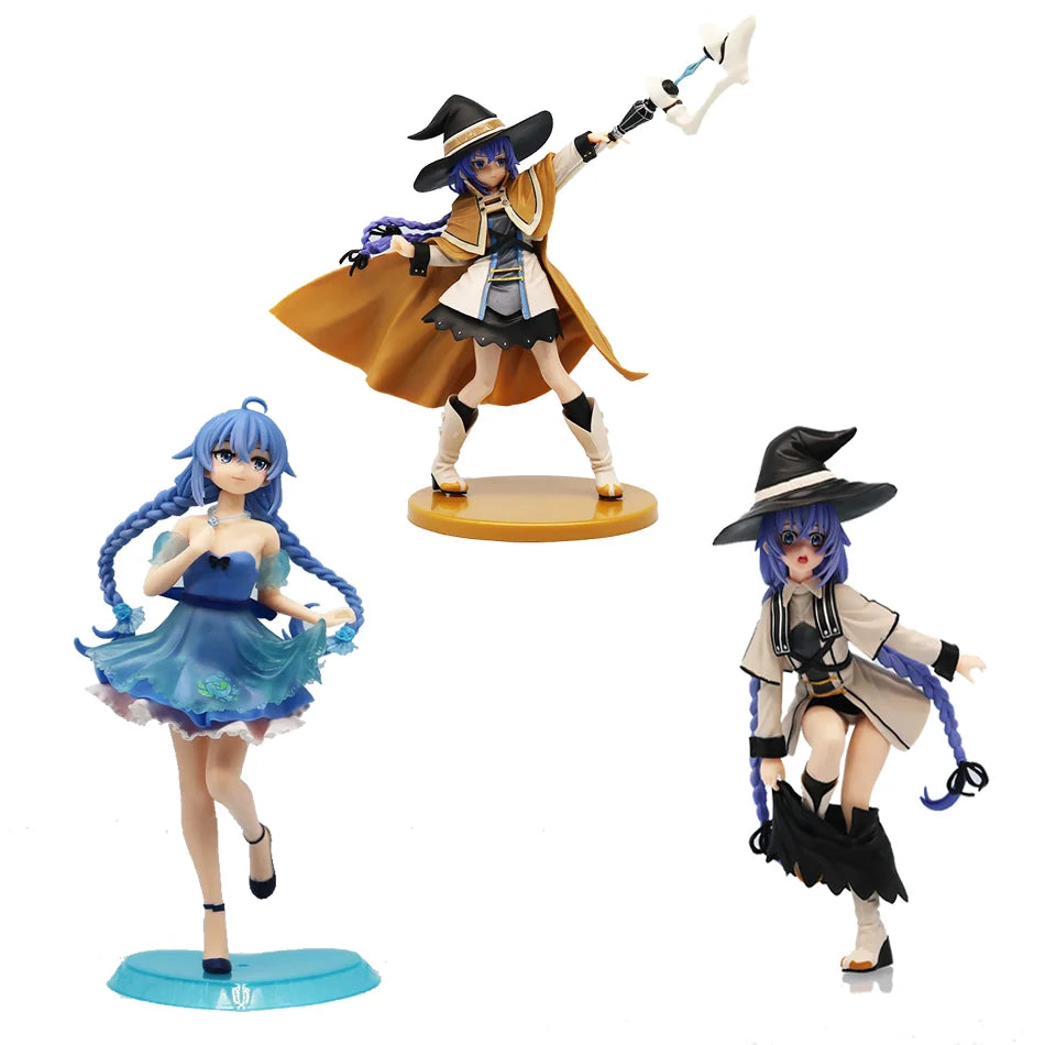 The 20cm/25cm Magician Roxy Migurdia flower Action Figure Mushoku Tensei：Jobless Reincarnation Anime Figure PVC
