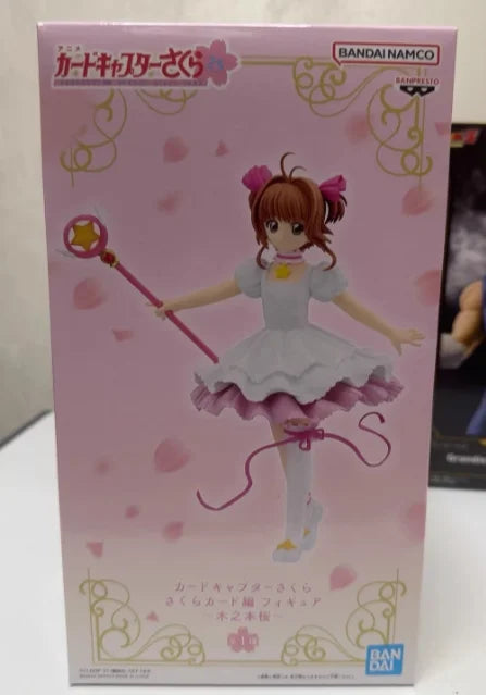 Bandai Original BANPRESTO Card Captor Sakura Anime Figur Kinomoto Sakura Fertiges Modell Sammlerspielzeug Geschenk für Kinder Ornamente