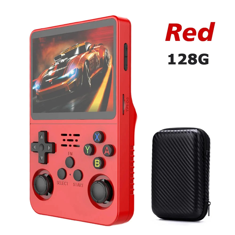 Portable Pocket Video Player 64GB 128G R36S Retro Handheld Video Game Console Linux System 3.5 Inch IPS Screen to 20000 Games
