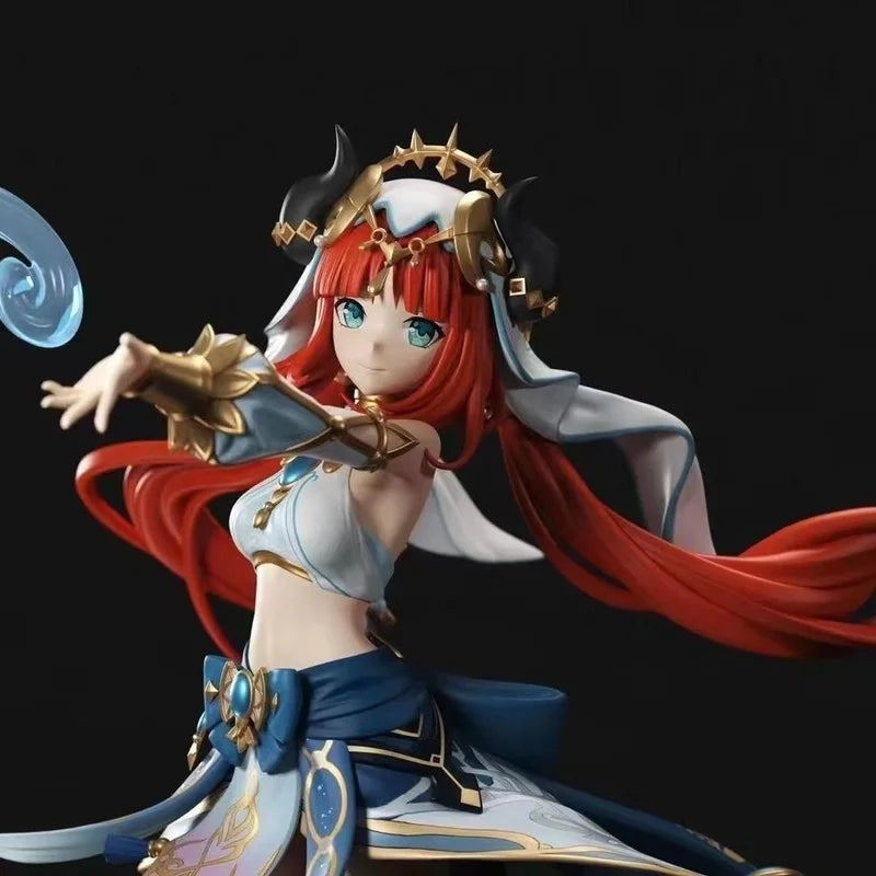 27CM Genshin Impact Cute Nilou Action Figure Game Anime Peripherals Desktop ornament Decor Model Statue Boy Collectible Toy Gift