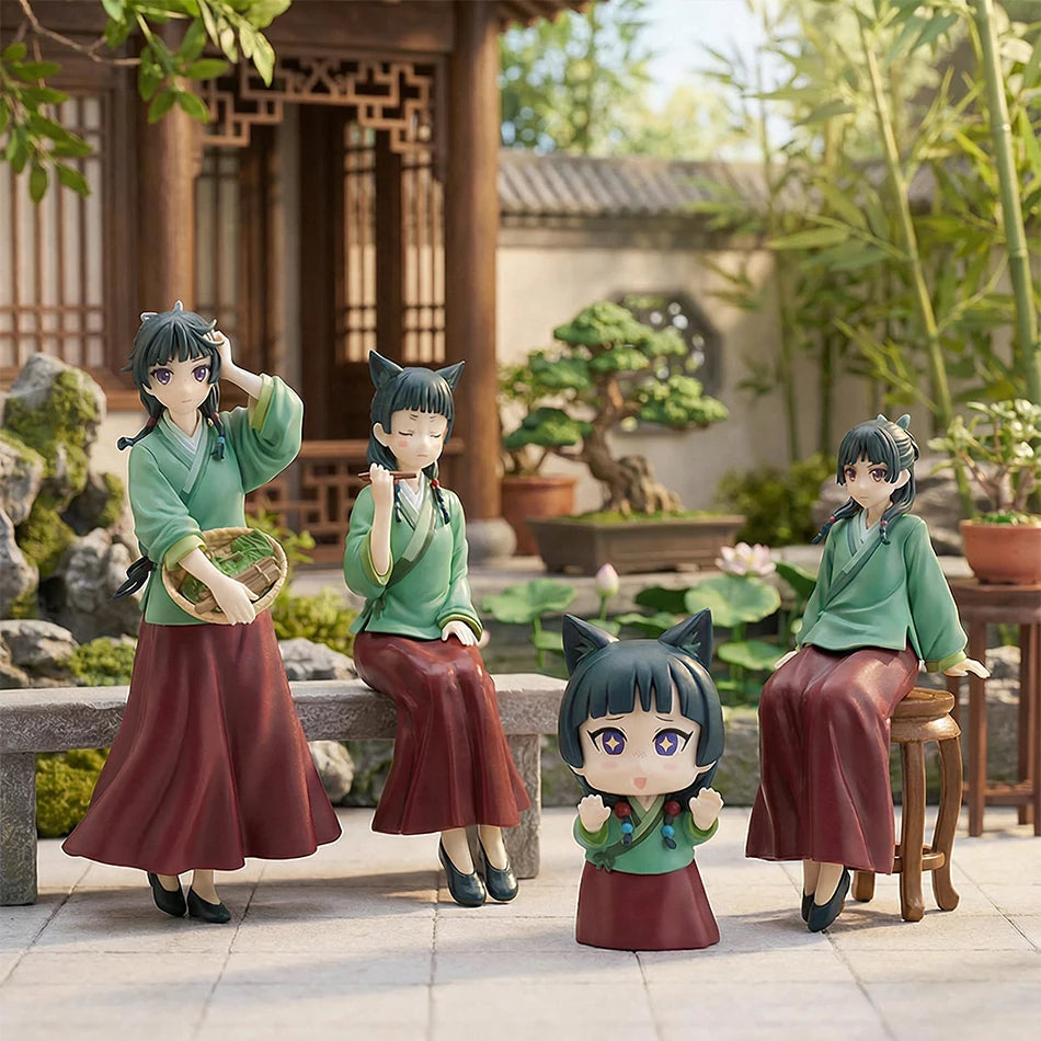 17CM Anime The Apothecary Diaries Figure Maomi Action Figural Pvc Model Kawaii Car Decoration Doll Children Toys Christmas Gifts